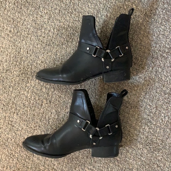 Black biker booties - Picture 6 of 6